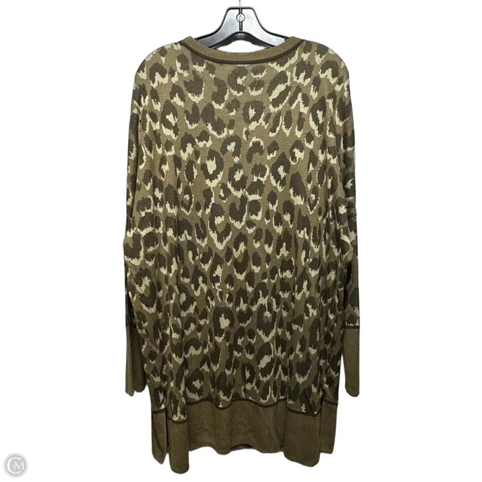 Sweater By Wonderly In Animal Print, Size: Xl