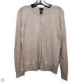 Sweater Cardigan By Ann Taylor In Pink, Size: M