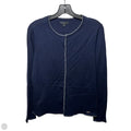 Sweater Cardigan By Antea In Blue, Size: M (Eu 40)