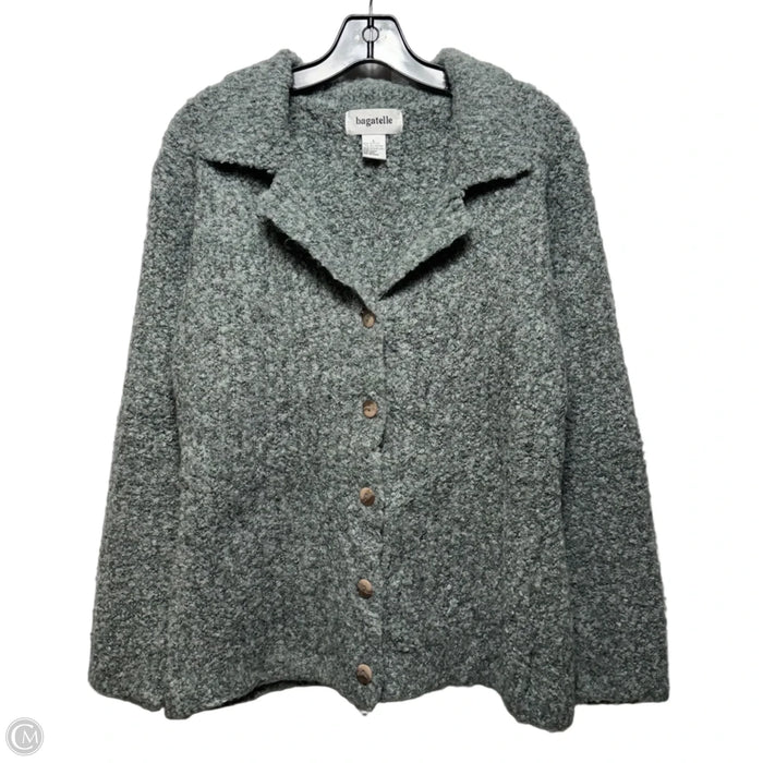 Sweater Cardigan By Bagatelle In Blue, Size: L