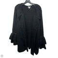 Sweater Cardigan By Cato In Black, Size: 22/24