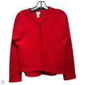 Sweater Cardigan By Chicos In Red, Size: 4