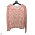 Sweater Cardigan By Croft And Barrow In Floral Print, Size: M