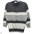 Sweater Cardigan By Cyrus In Striped Pattern, Size: L