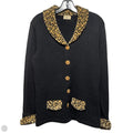 Sweater Cardigan By Dia In Leopard Print, Size: S