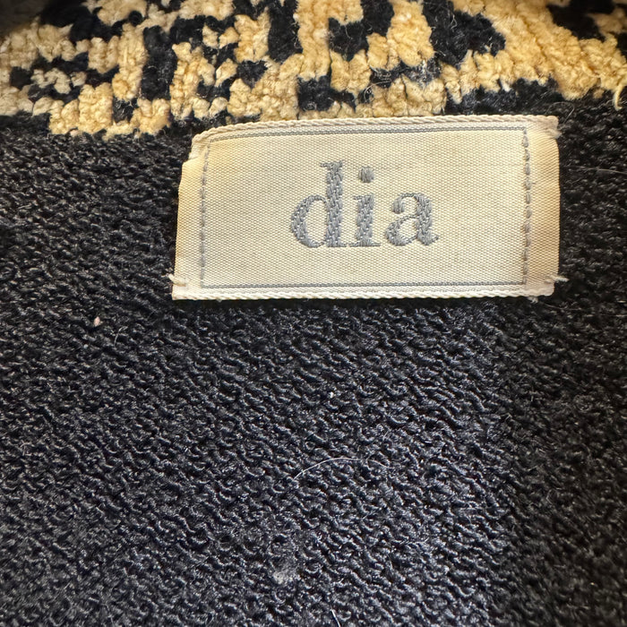 Sweater Cardigan By Dia In Leopard Print, Size: S