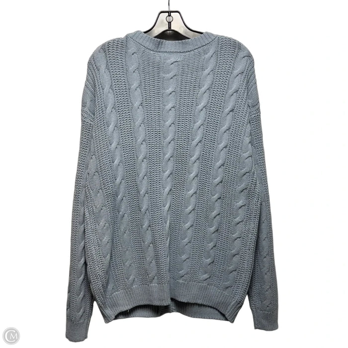Sweater Cardigan By Jessica Simpson In Blue, Size: Xl