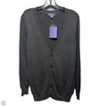 Sweater Cardigan By Laura Scott In Grey, Size: Xl