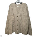 Sweater Cardigan By Lucky Brand In Brown, Size: Xl