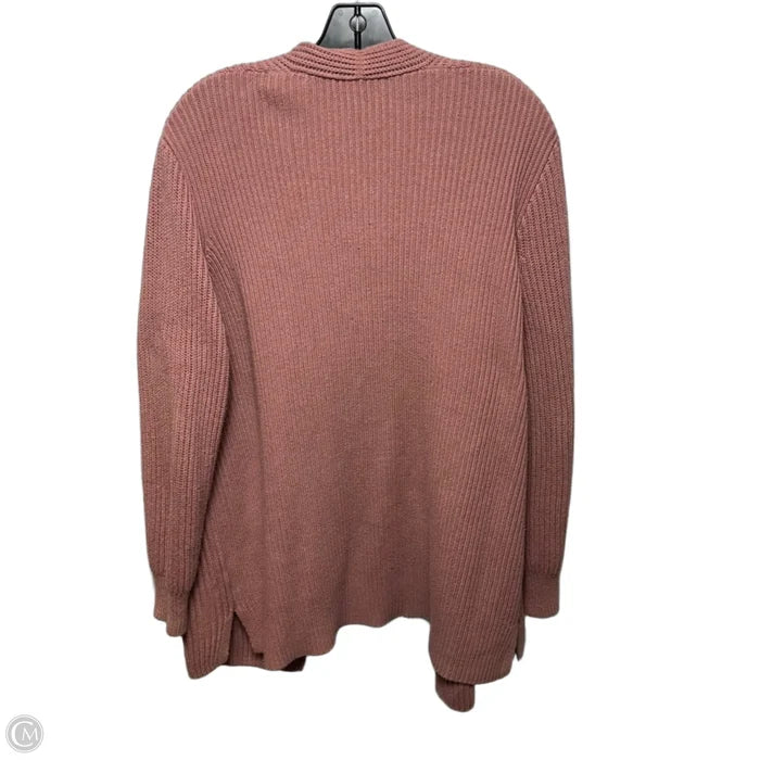 Sweater Cardigan By Madewell In Pink, Size: S