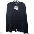 Sweater Cardigan By Nina Parker In Black, Size: 2x