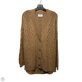Sweater Cardigan By Old Navy In Tan, Size: L