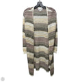 Sweater Cardigan By Olive And Oak In Striped Pattern, Size: M