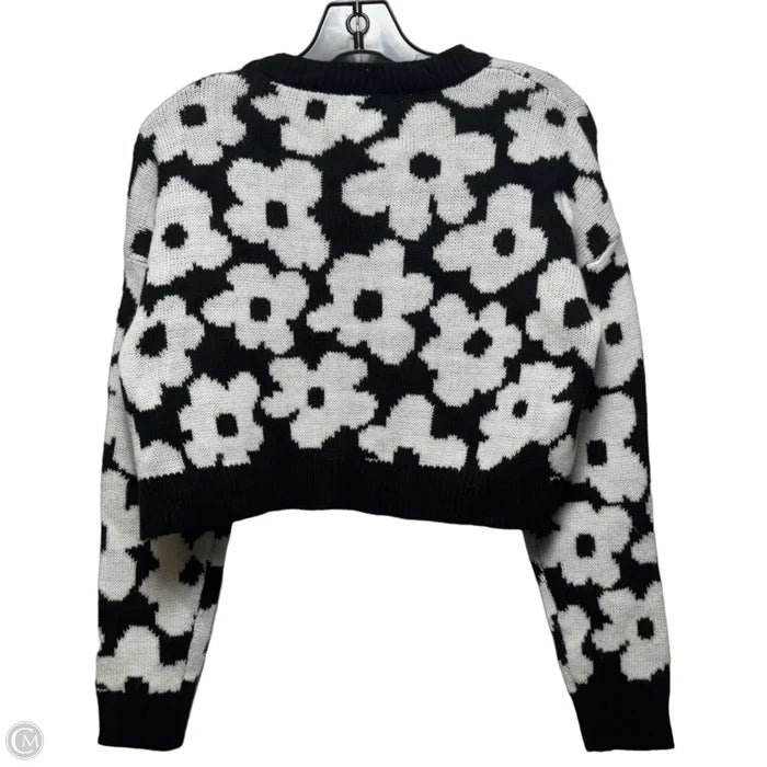 Sweater Cardigan By Rsq In Floral Print, Size: M