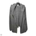 Sweater Cardigan By Salanida In Grey, Size: M/L