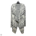 Sweater Cardigan By Shyanne In Black & White, Size: L