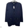 Sweater Cardigan By Talbots In Navy, Size: Sp