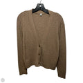 Sweater Cardigan By Uniqlo In Brown, Size: L