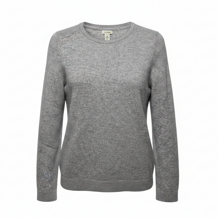 Sweater Cashmere By L.l. Bean In Grey, Size: M