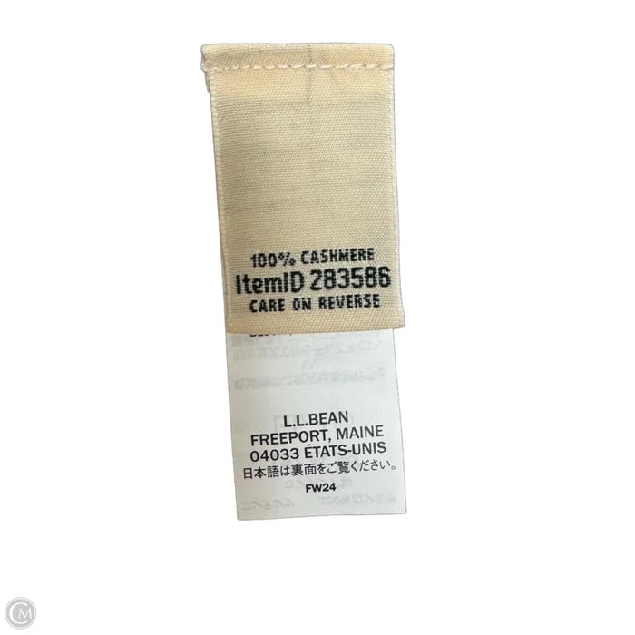Sweater Cashmere By L.l. Bean In Grey, Size: M