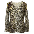 Sweater Cashmere By Mainbocher In Animal Print, Size: M