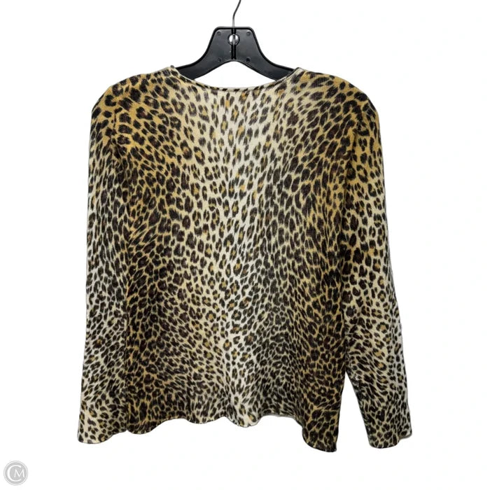 Sweater Cashmere By Mainbocher In Animal Print, Size: M