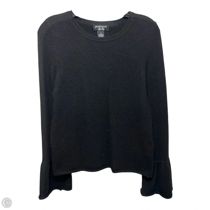 Sweater Cashmere By Peck And Peck In Black, Size: L
