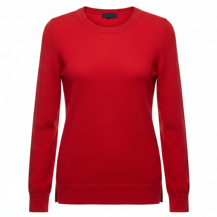 Sweater Cashmere By Saks Fifth Avenue In Red, Size: S ESTIMATED