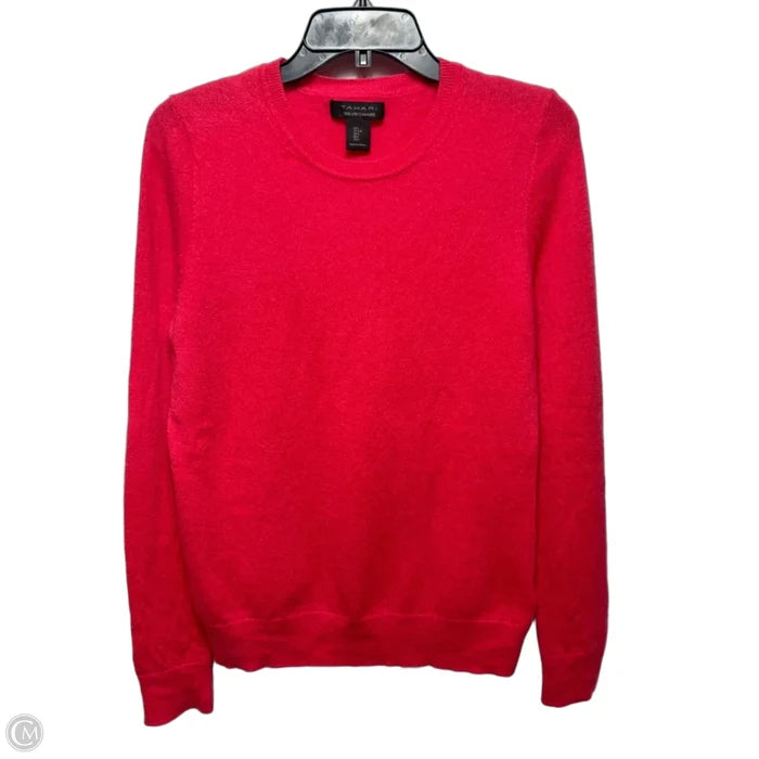 Sweater Cashmere By Tahari In Coral, Size: L