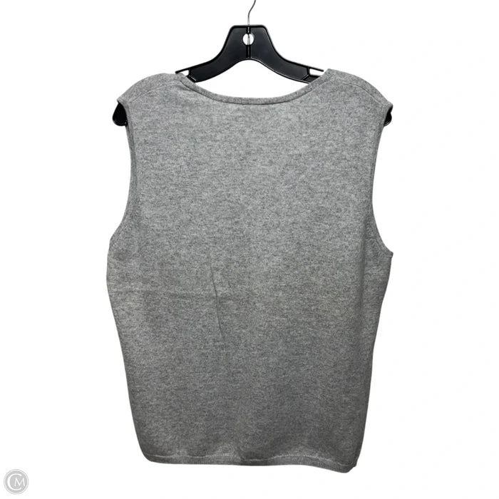 Sweater Cashmere By Talbots In Grey, Size: XL
