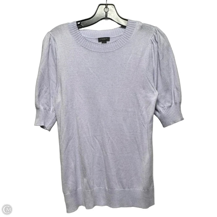 Sweater Short Sleeve By Ann Taylor In Purple, Size: S