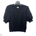 Sweater Short Sleeve By Moth In Black, Size: L
