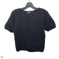 Sweater Short Sleeve By The J. Peterman Company In Grey, Size: S