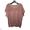 Sweater Short Sleeve In Pink, Size: Xl