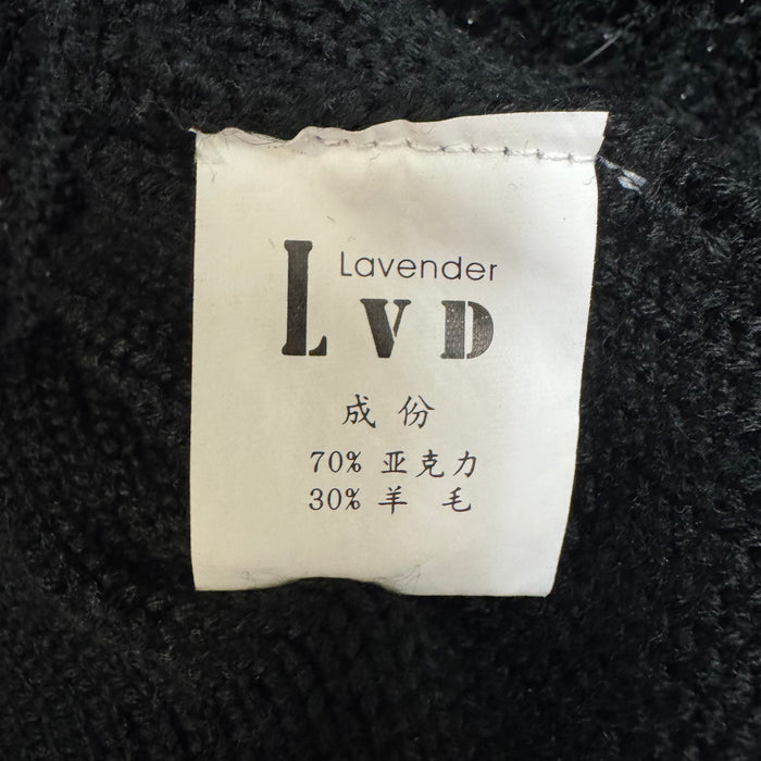 Sweater Wool Blend By Lavender By LVD In Black, Size: 55