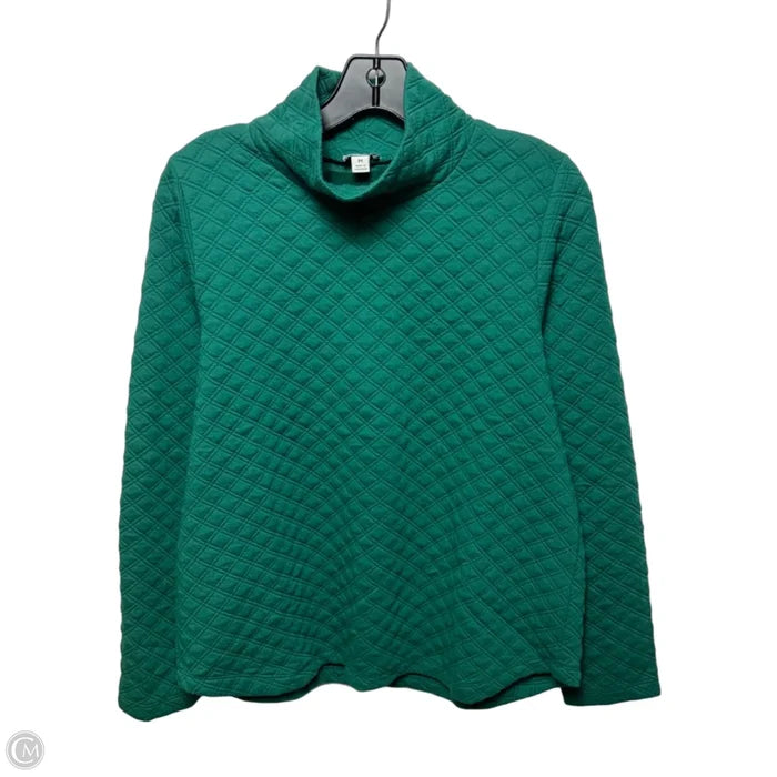 Sweatshirt Collar By J. Crew In Green, Size: M