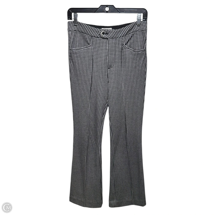 The Essential Trouser Pants By Anthropologie In Black & White, Size: 2