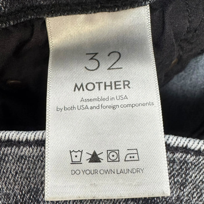 The Insider Crop Step Fray Jeans Designer By Mother In Grey, Size: 14/32