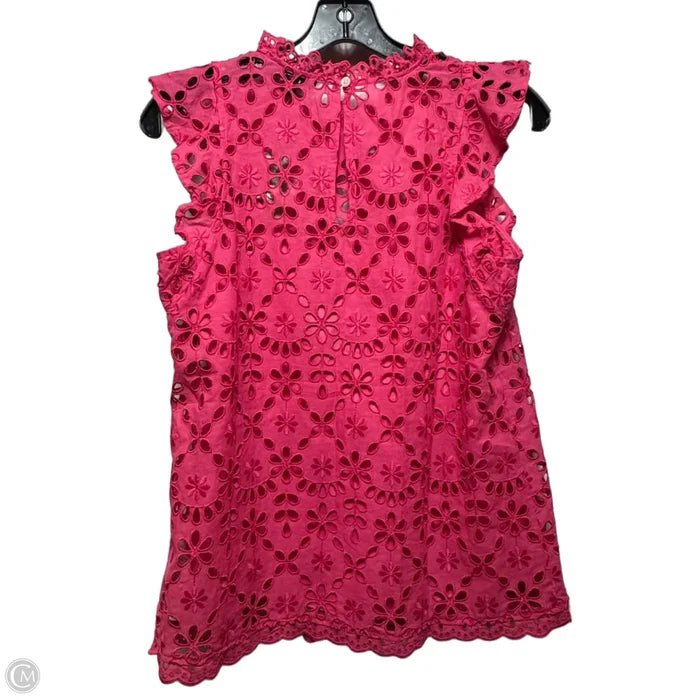 Top 2pc Sleeveless By J. Crew In Pink, Size: Xs