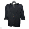 Top 3/4 Sleeve By Free People In Black, Size: L