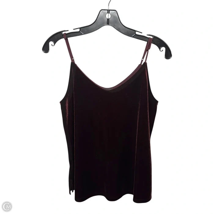 Top Cami By Ann Taylor In Maroon, Size: S