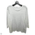 Top Long Sleeve By amina rubinacci  In Striped Pattern, Size: 10/ It46