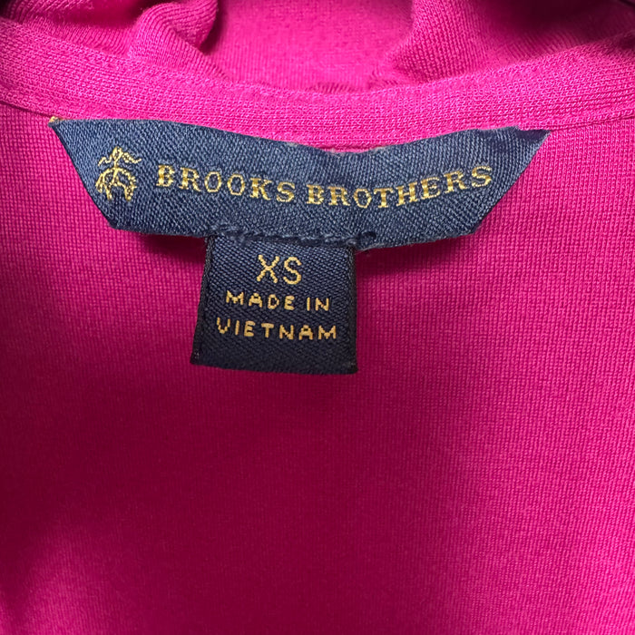 Top Long Sleeve By Brooks Brothers In Pink, Size: Xs