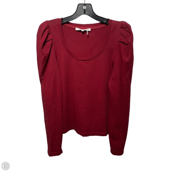 Top Long Sleeve By English Factory In Red, Size: S