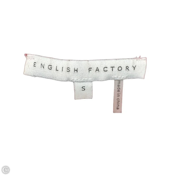 Top Long Sleeve By English Factory In Red, Size: S
