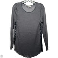 Top Long Sleeve By Etcetra In Grey, Size: Xs