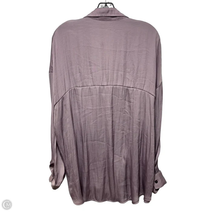 Top Long Sleeve By Free People In Purple, Size: L