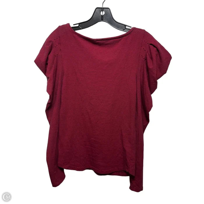 Top Long Sleeve By Free People In Striped Pattern, Size: M