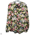 Top Long Sleeve By Investments In Floral Print, Size: 2x