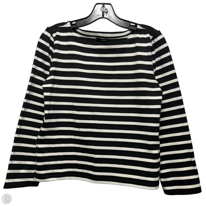 Top Long Sleeve By J. Crew In Striped Pattern, Size: Xs